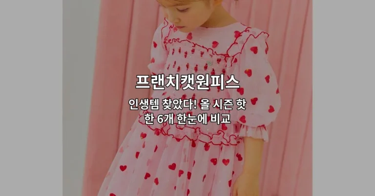 프랜치캣원피스 인생템 찾았다! 올 시즌 핫한 6개 한눈에 비교
