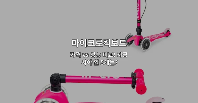 다양한 마이크로킥보드의 가격대와 성능을 비교하는 내용을 소개하는 썸네일 이미지